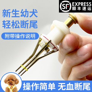 斷尾器斷尾圈小狗泰迪斷尾神器幼犬狗狗柯基斷尾器皮筋工具