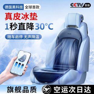 2025新款 夏季 座椅通風坐墊汽車座墊透氣涼車載USB吸風特斯拉y改裝