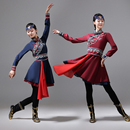 新款 少數(shù)民族服學(xué)生藝考級(jí) 蒙古舞蹈演出服女成人舞臺(tái)表演蒙族服裝