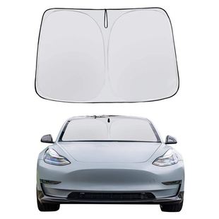 夏季 汽車遮陽擋隔熱零透光防曬遮陽擋鈦銀涂銀遮陽簾