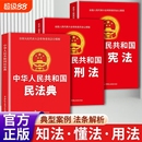 書籍完整版 刑法憲法法律匯編司法婚姻法法律正版 經濟常識一本全法規大全法律書籍暢銷書排行榜 中華人民共和國民法典2024 全套3冊