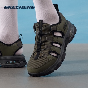 時尚 Skechers斯凱奇涼鞋 新款 夏季 潮流透氣耐磨緩震運動休閑 男鞋