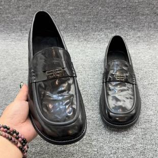 純皮休閑駕車(chē)皮鞋 歐洲站豆豆鞋 樂(lè)福鞋 軟底真皮透氣百搭男士 春秋季