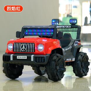 正品 兒童電動動汽車四輪可坐人雙驅玩越具車男孩充電童車寶寶遙女
