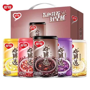 銀鷺好粥道八寶粥12罐整箱裝 五谷雜糧營養早餐桂圓蓮子黑米速食粥