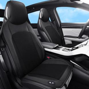 夏季 汽車座椅通風坐墊帶風扇12V24V貨車電動空調吹風加熱按摩座墊