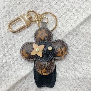 LV&GEDETE 太陽花包包掛件公仔毛絨掛飾汽車鑰匙扣玩偶老花包配飾