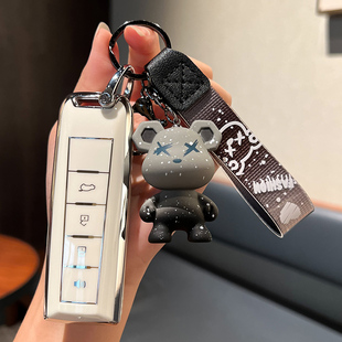 長(zhǎng)城魏派vv7鑰匙套VV6摩卡vv5瑪奇朵坦克300拿鐵汽車專用殼扣包男