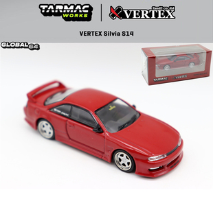 S14日產尼桑跑車合金汽車模型經典 Silvia 擺件 Vertex