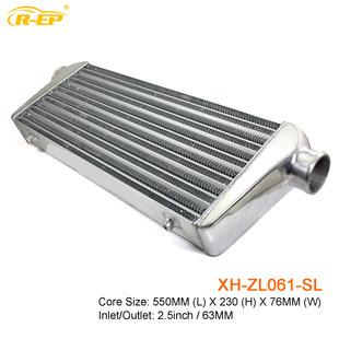 汽車通用中冷散熱器550x230x76MM 冷卻器鋁合金 65MM進氣渦輪改裝