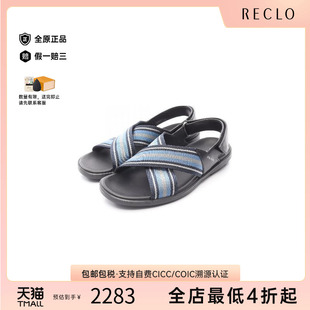 中古Prada普拉達(dá)男A級95新Sandals涼鞋 黑色 帆布鞋