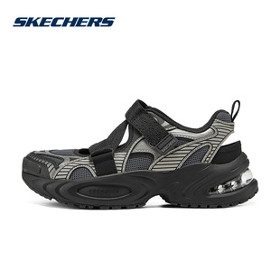 GUBK 177603 Skechers斯凱奇2025夏女時尚 潮流透氣魔術貼休閑涼鞋
