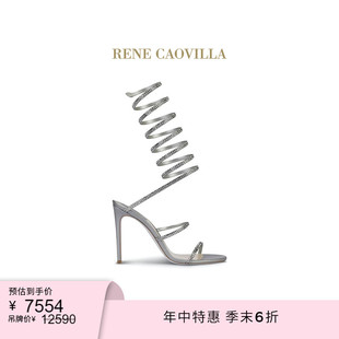 CAOVILLA RENE 末6折 SUPERCLEO系列水鉆女士高跟涼鞋 季