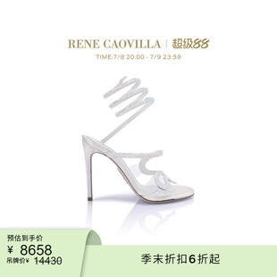 CAOVILLA RENE 末6折 MORGANA系列水鉆高跟涼鞋 季