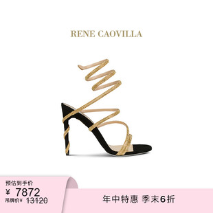 CAOVILLA RENE 末6折 MARGOT系列水鉆細跟女士高跟涼鞋 季