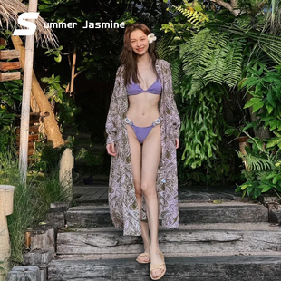 比基尼性感顯瘦高級感海邊度假溫泉泳裝 鐘楚曦同款 泳衣女2025新款