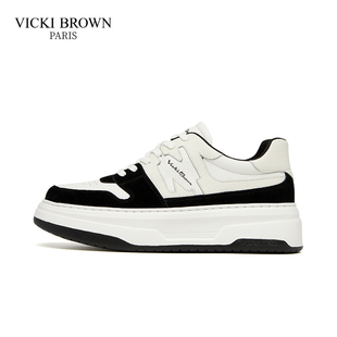 男鞋 休閑板鞋 百搭增高運動老爹鞋 透氣男士 VICKI 潮鞋 BROWN新款