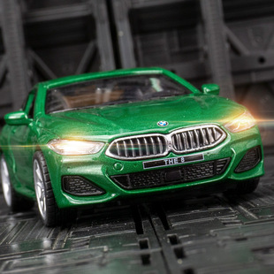 coupe合金汽車模型聲光回力兒童玩具車BMW擺件 35仿真寶馬M850i