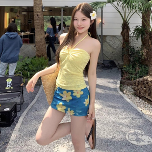 分體裙式 性感純欲風遮肚子顯瘦 女士絕美度假泳衣女高級感2025新款