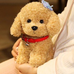 仿真泰迪狗毛絨公仔玩具狗狗玩偶睡覺抱女孩布偶娃娃安撫兒童禮物