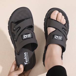 現(xiàn)貨登山?jīng)鲂?潮海邊厚底沙灘 男高端網(wǎng)面戶外防臭手工托越南男拖鞋
