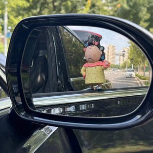 創(chuàng)意女生后備箱尾掛件車汽車擺件車內(nèi)裝 飾情侶阿呆車外蠟筆小新