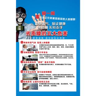 劣質膜 五大危害海報汽修店汽車美容太陽膜隔熱膜貼膜廣告貼畫