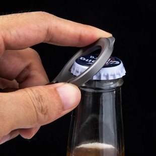 鈦合金鑰匙扣多功能鑰匙掛件汽車鑰匙包 隨身EDC撬棍開瓶器開快遞