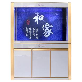 超白生態(tài)魚缸水族箱玻璃長方形中型客廳家用1.2米下過濾大型定制