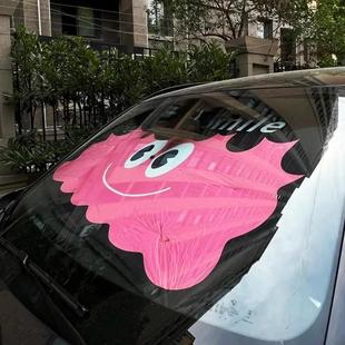 汽車遮陽傘防曬隔熱遮陽擋車內專用前擋風玻璃遮陽罩卡通遮光板女