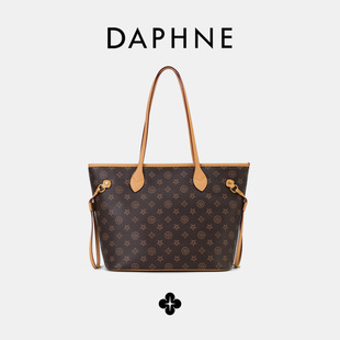 Daphne 印花百搭腋下手提大容量托特包復古通勤包10333 達芙妮經典