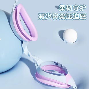 兒童泳鏡男童女童高清防水防霧游泳眼鏡平光專業大框潛水裝 備批發