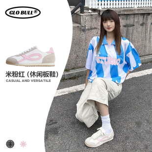 2025夏季 女鞋 新款 休閑透氣鞋 GLO 子輕便平底百搭阿甘鞋 BULL德訓鞋
