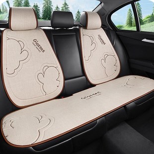 s90四季 s60l 亞麻車座墊座套 xc90 適用沃爾沃cxc60汽車坐墊xc40