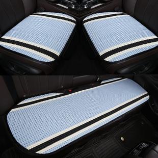 汽車坐墊夏季 通用三件套后排座墊夏 冰絲涼墊單片車墊透氣防滑四季