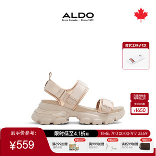 松糕底ALGS24A32 平跟學(xué)院可愛舒適時尚 ALDO女士沙灘涼鞋 新款