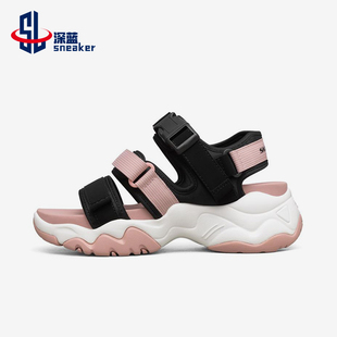 女士透氣軟底休閑防滑魔術貼涼鞋 時尚 斯凱奇正品 Skechers