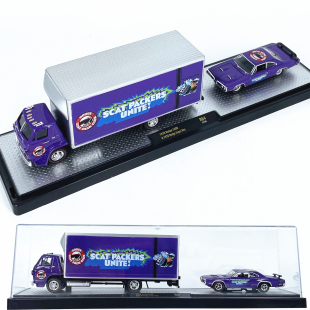 道奇SuperBee仿真合金汽車模型收藏擺件 64M2車模道奇L600
