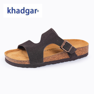 羅馬軟底夏季 Khadgar 淺口一腳蹬時尚 女款 外穿防滑 卡德加軟木涼鞋