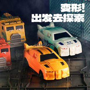 一步變形汽車玩具大黃蜂擎天小男孩3一6歲兒童機(jī)器人金剛模型手辦