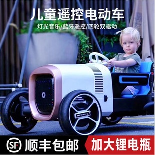 新款 兒童電動車四輪帶遙控汽車可坐男女小孩童車寶寶玩具車可坐人