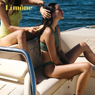 泳衣沙灘比基尼海邊度假休閑游泳裝 Limone分體式 島嶼 限時(shí)6折