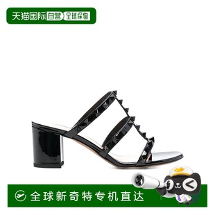 飾高跟涼鞋 徽標鉚釘裝 香港直郵Valentino 1W0S0C4 99新未使用