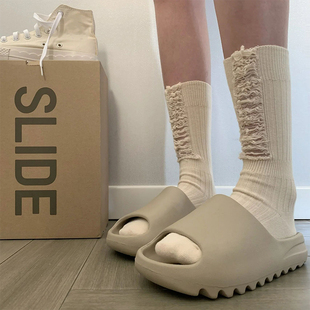 夏季 官方正品 女款 YEEZY奢椰子拖鞋 厚底防滑踩屎感EVA涼拖外穿