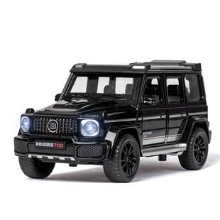 嘉業(yè)仿真1比32巴博斯G700合金玩具汽車模型快手抖音 盒裝
