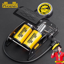 鳳凰腳踩打氣筒汽車(chē)用自行車(chē)高壓式 電動(dòng)摩托車(chē)腳踏家用車(chē)載充氣泵