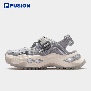夏季 新款 沙灘鞋 FILA 透氣女鞋 斐樂潮牌硬糖涼鞋 厚底運動鞋 FUSION