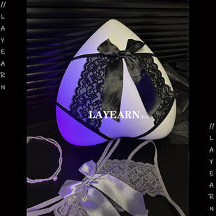 純欲鏤空開檔丁字褲 性感三角內褲 免脫女情侶 春漸濃 LAYEARN