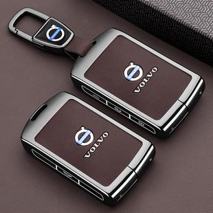 2025款 沃爾沃xc60鑰匙套s90s60xc40xc90v60v90汽車高端金屬扣殼男