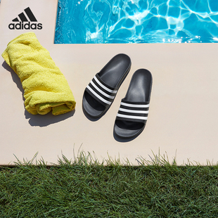 阿迪達斯正品 拖鞋 ADILETTE 男女游泳運動涼鞋 F35543 AQUA Adidas